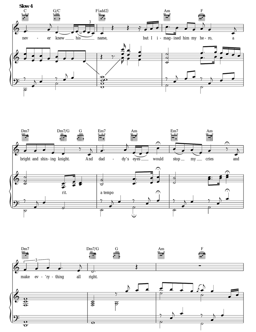 I Never Knew His Name I Never Knew His Name Piano, Vocal, Guitar scores gallery preview page 2