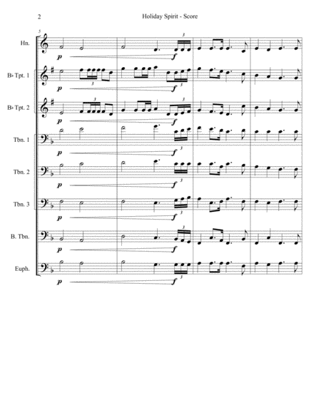 Holiday Spirit (score and parts) image number null