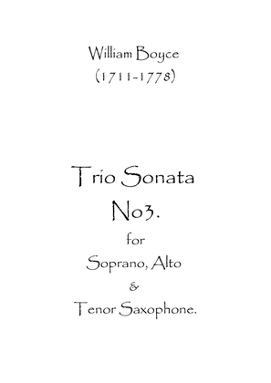 Trio Sonata No.3