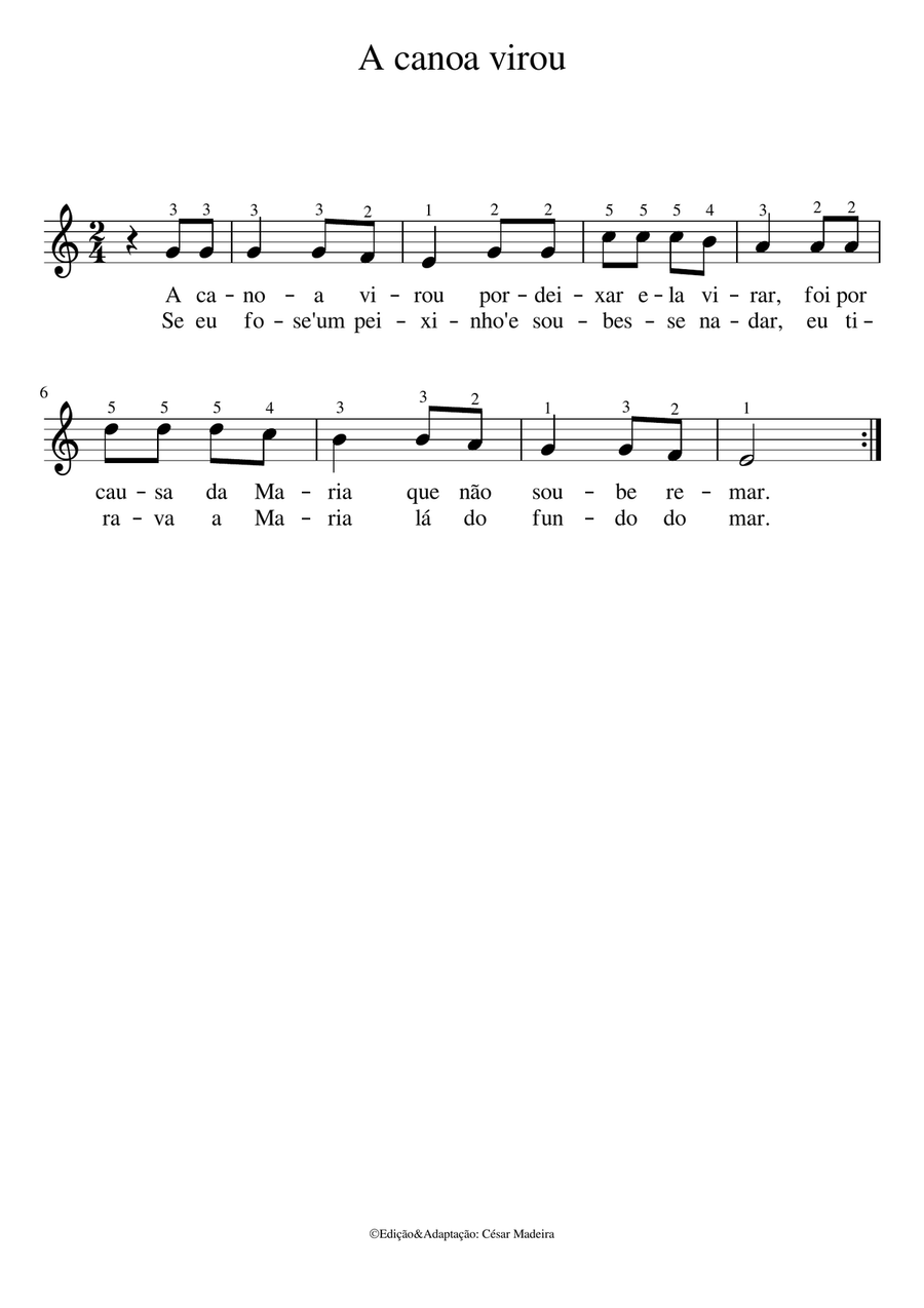 The Thirty Greatest Hits of Brazilian Folk Song (For Piano Easy or Voice) Piano, Vocal scores gallery preview page 3