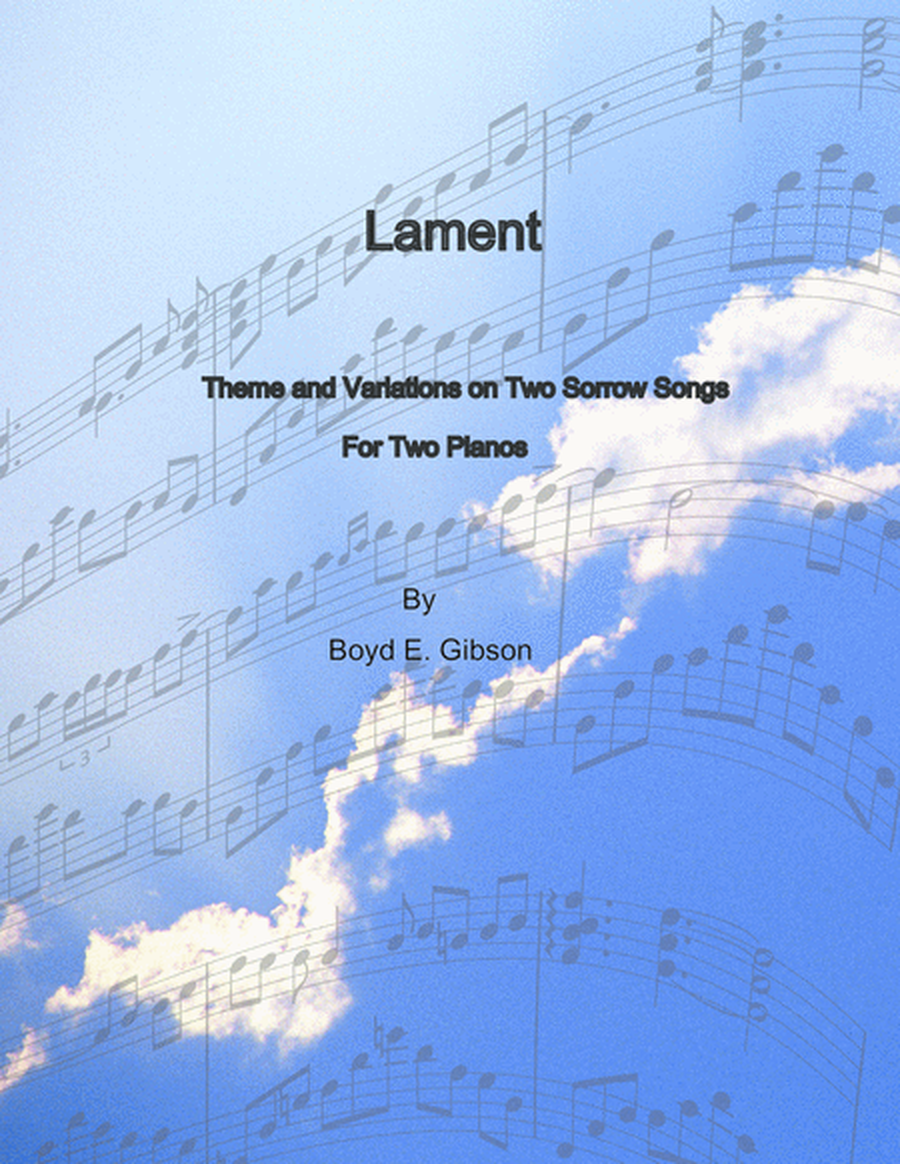 Lament: Theme and Variations on Two Sorrow Songs for 2 Pianos image number null
