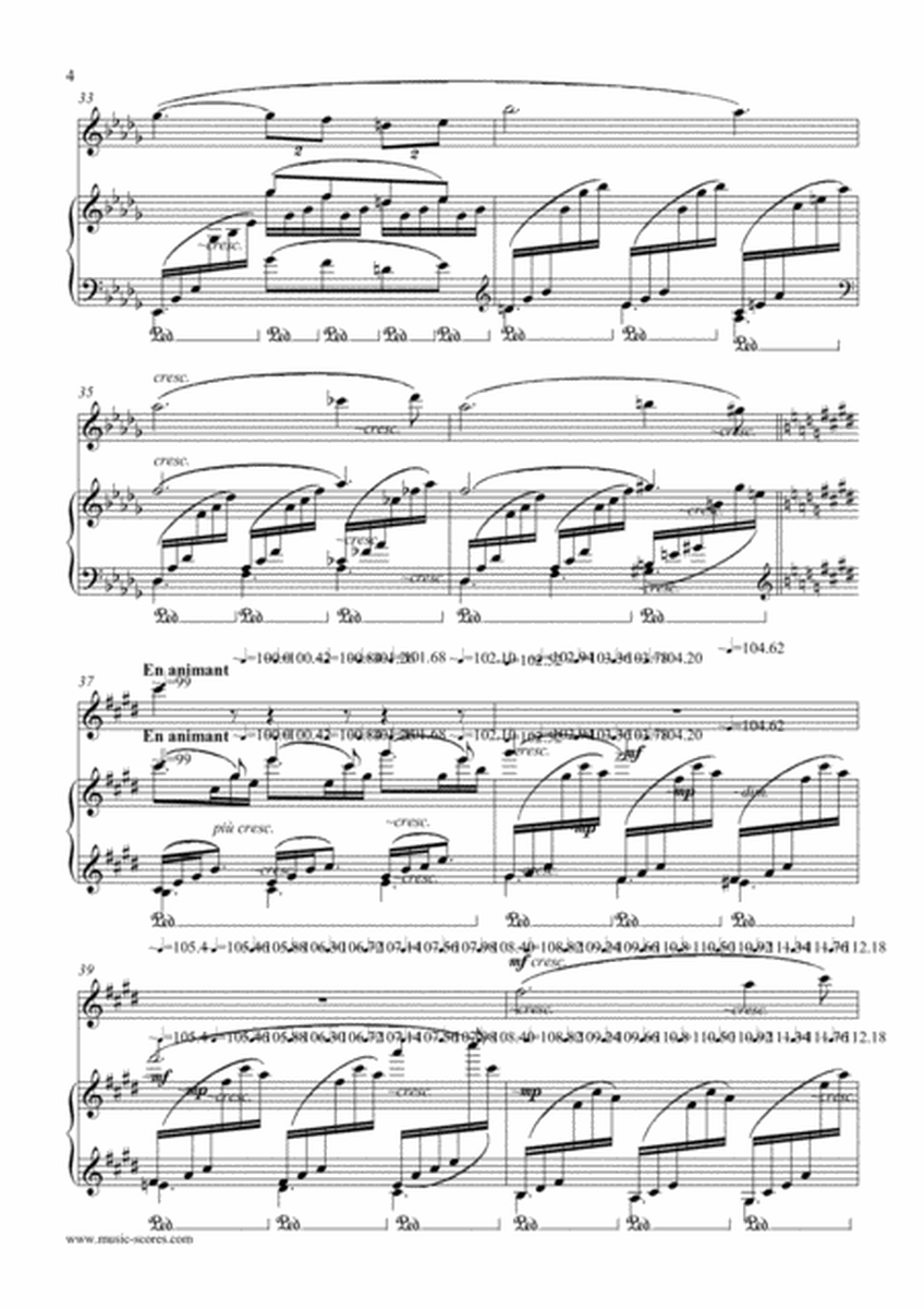 Clair de Lune - Flute & Piano image number null