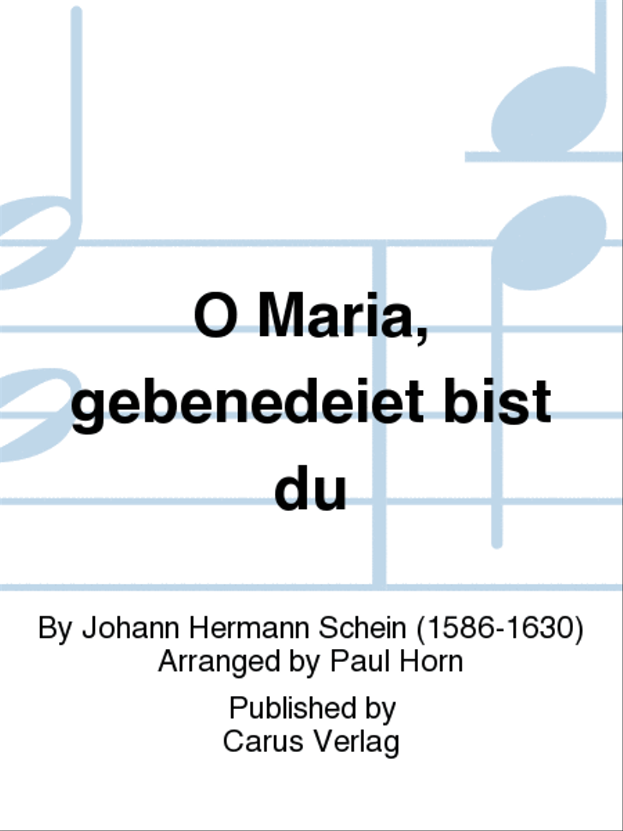 O Maria, gebenedeiet bist du Violin scores gallery preview page 1