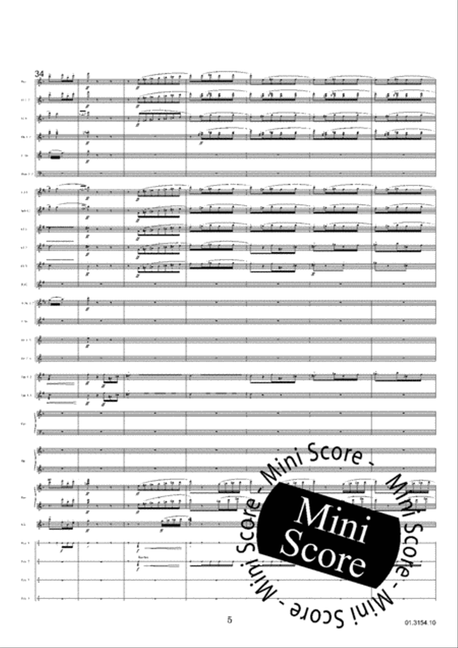 Pini di Roma Concert Band scores gallery preview page 11