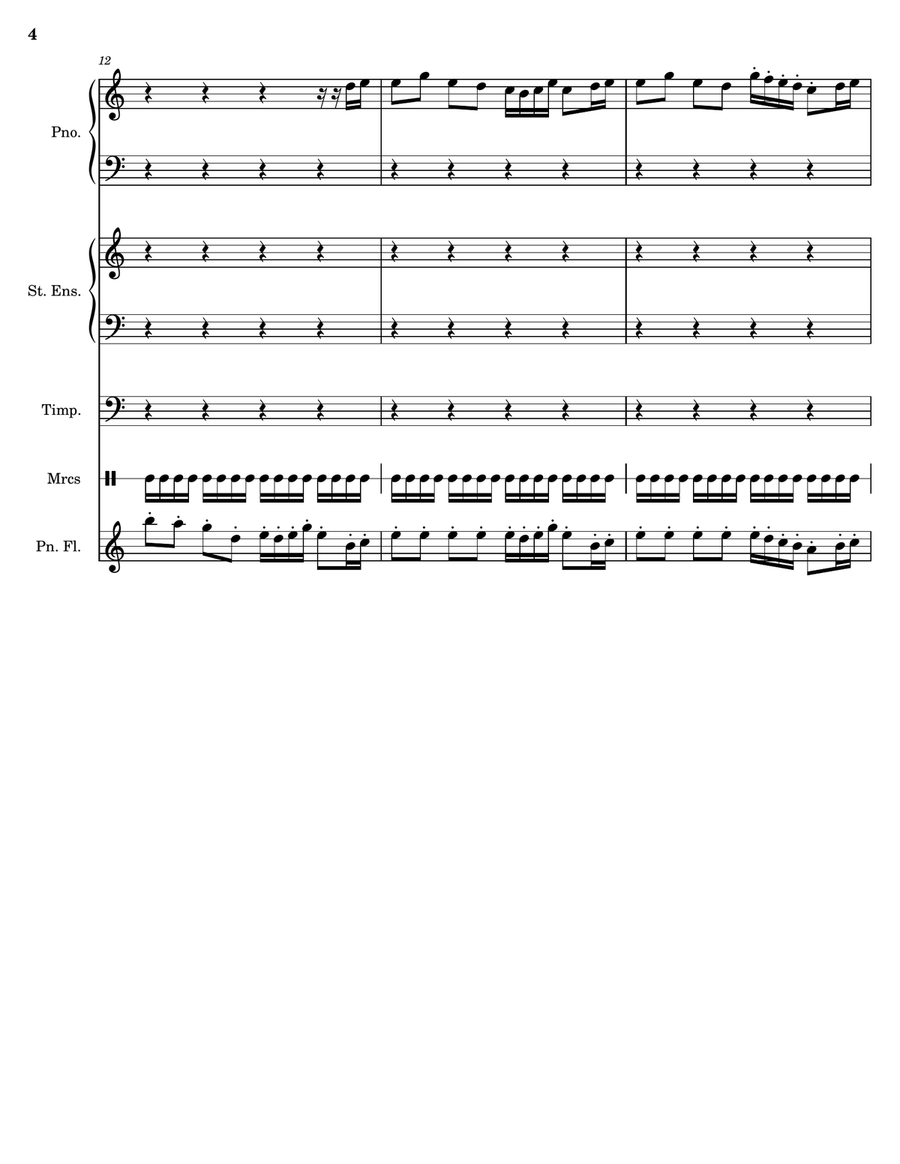 The Wildest Thing, Op. 4 Large Ensemble scores gallery preview page 4