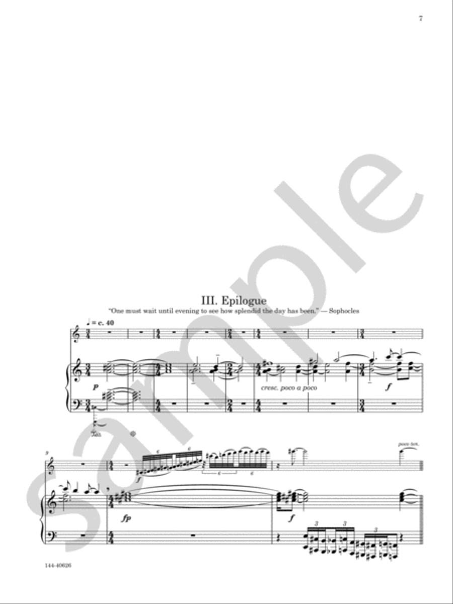 Concerto Elegia Chamber Music scores gallery preview page 6