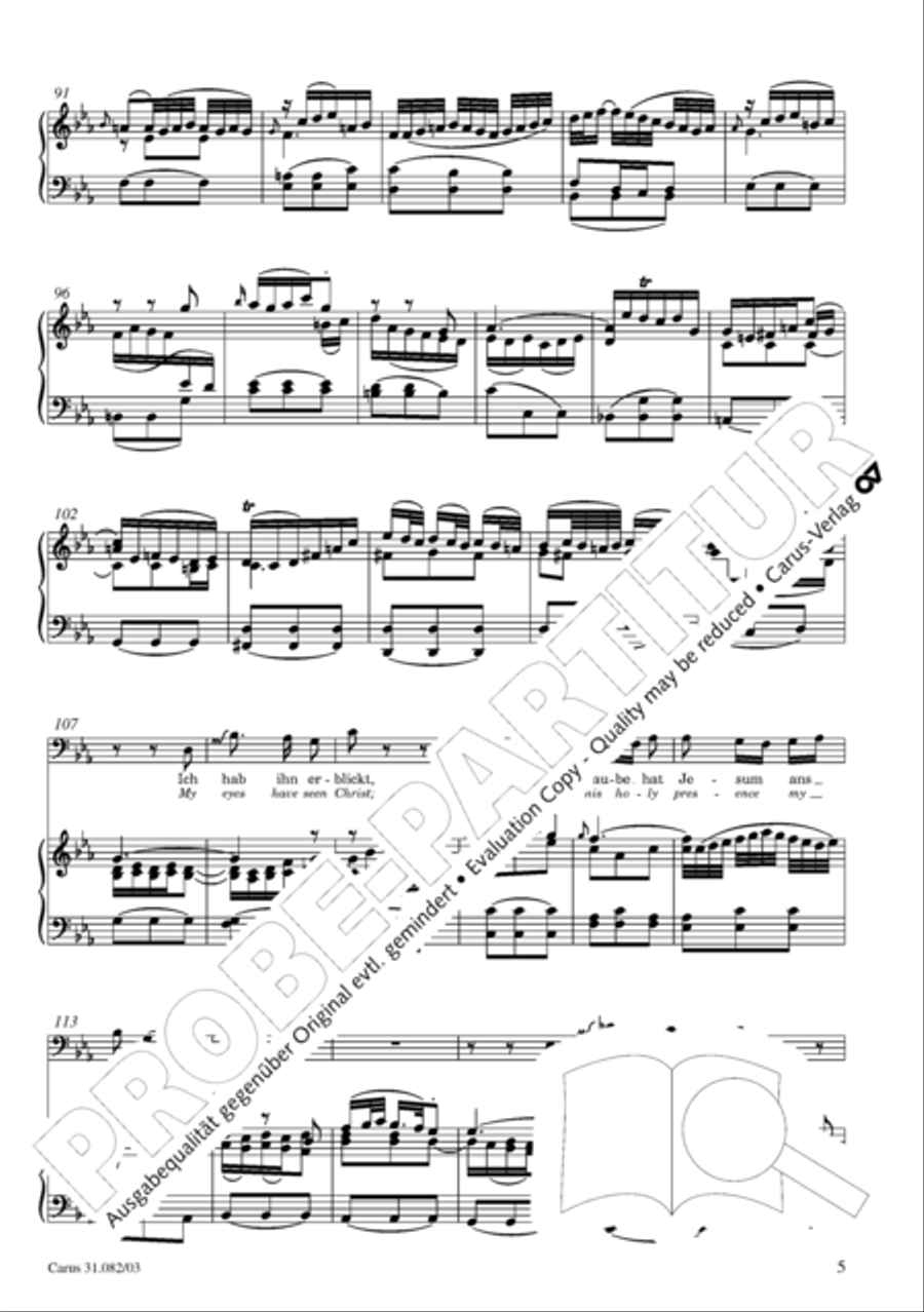 I have enough (Ich habe genung) Mezzo-Soprano Voice scores gallery preview page 8