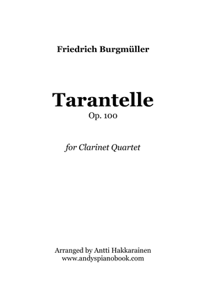 Book cover for Tarantelle Op. 100 - Clarinet Quartet