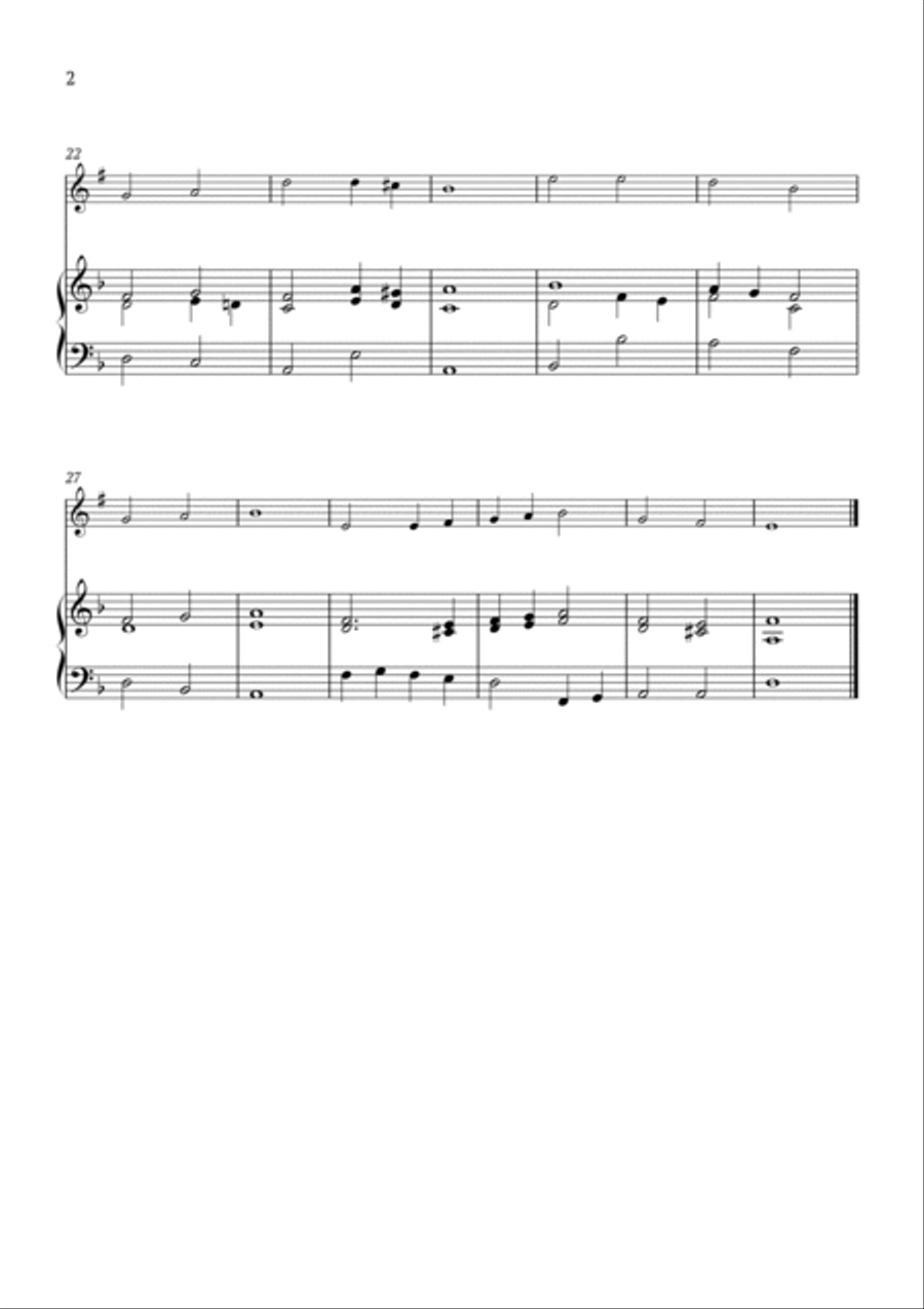 Jesus, Lover of my Soul B-Flat Clarinet scores gallery preview page 2