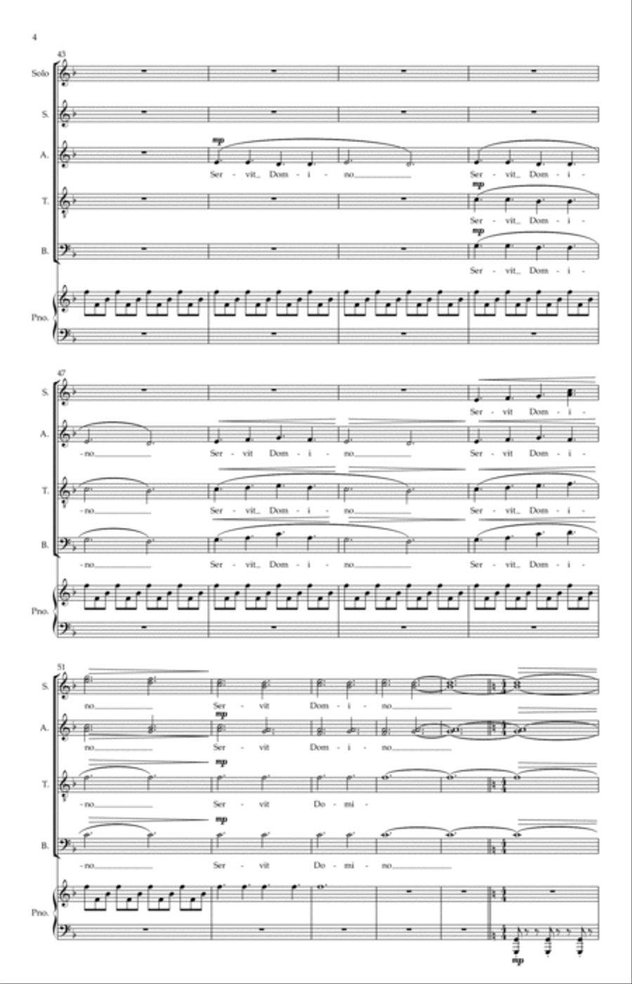 Jubilate Deo Divisi scores gallery preview page 4