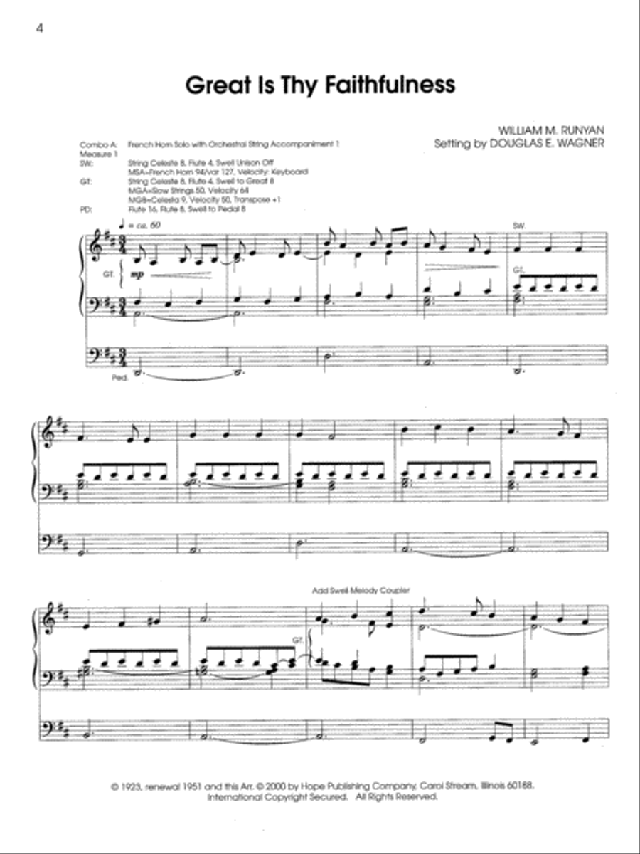 Midi Orchestrations for Organ Piano scores gallery preview page 2