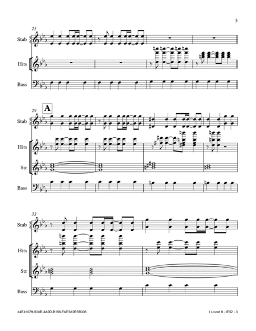 I Loved It Small Ensemble scores gallery preview page 3