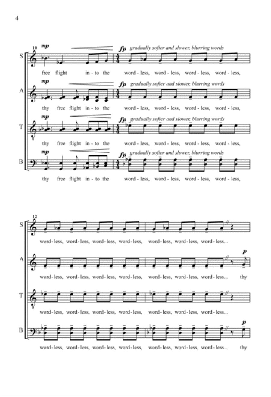 A Clear Midnight 4-Part scores gallery preview page 2