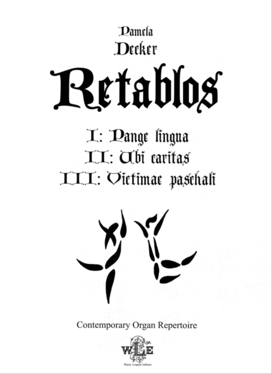 Retablos Retablos School and Community scores gallery preview page 1