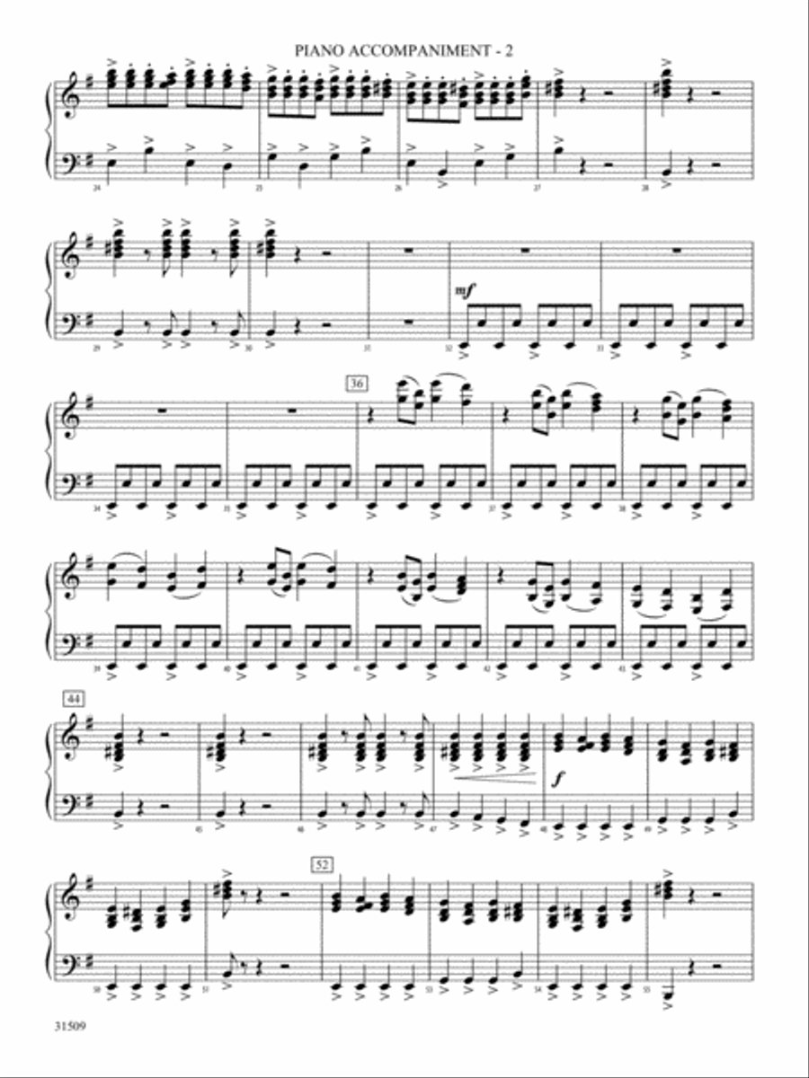 Wizards in Winter: Piano Accompaniment Orchestra scores gallery preview page 2