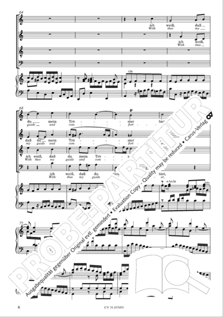 Lord Jesus Christ, in thee alone (Allein zu dir, Herr Jesu Christ) ATB scores gallery preview page 7