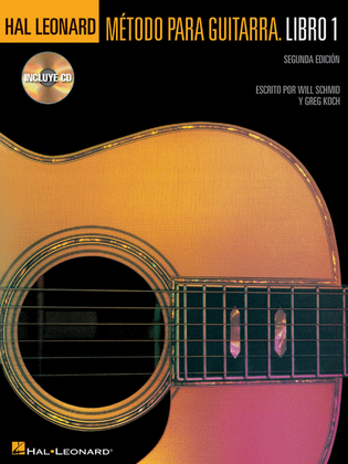 Book cover for Spanish Edition: Hal Leonard Metodo Para Guitarra Libro 1 – Segunda Edition