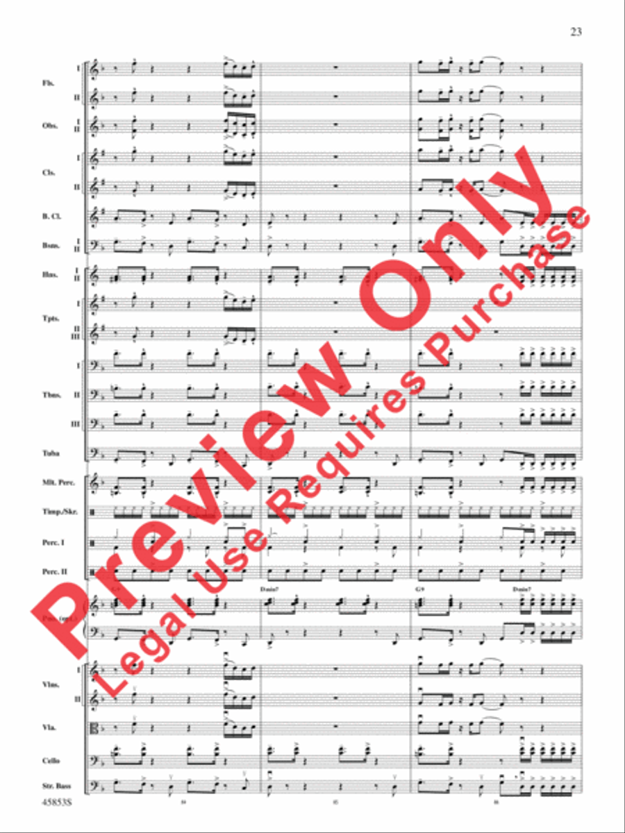 The Best of Bruno Mars Full Orchestra scores gallery preview page 23