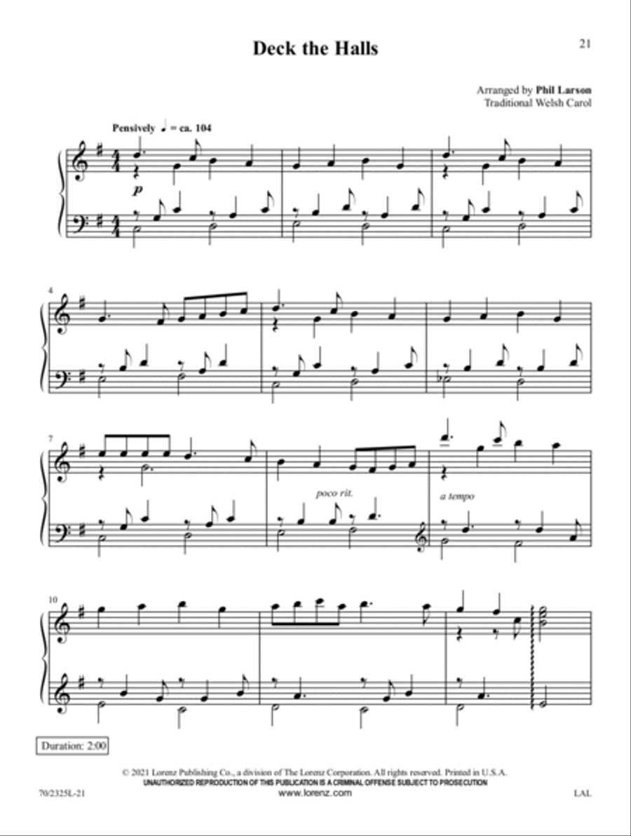 Some Cozy Christmas Piano Piano Solo scores gallery preview page 11