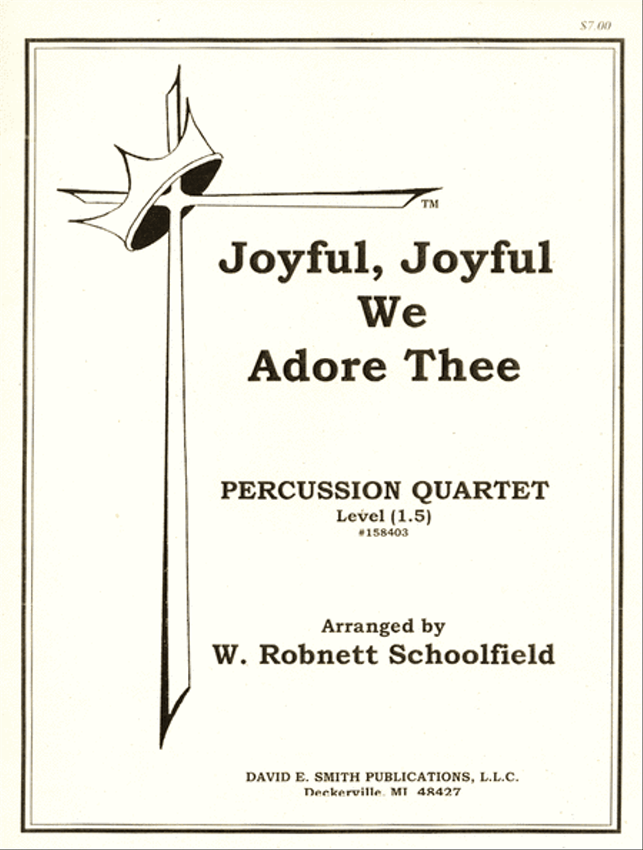 Joyful, Joyful We Adore Thee Percussion scores gallery preview page 1