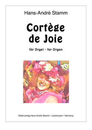 Book cover for Cortege of Joy for organ