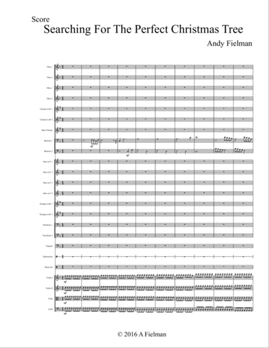 Searching For The Perfect Christmas Tree Chamber Orchestra scores gallery preview page 1