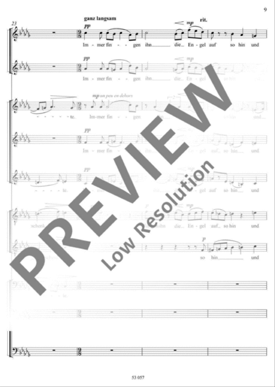 Ich bin so allein A Cappella scores gallery preview page 10
