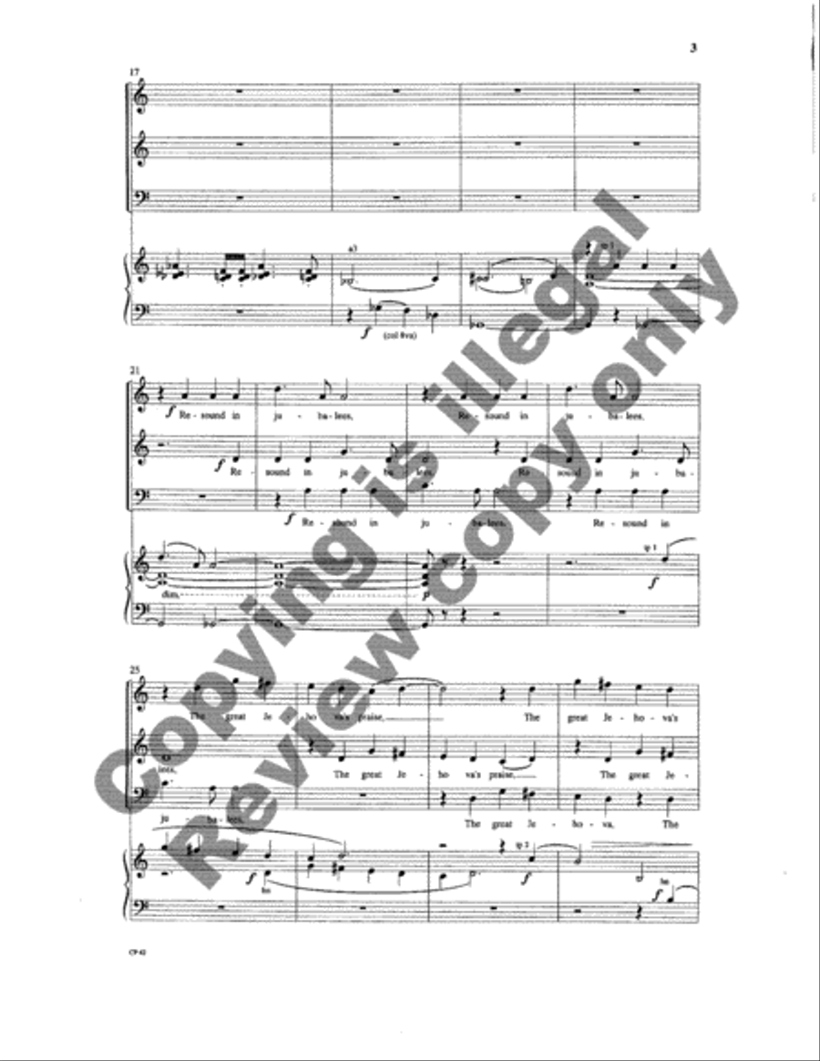 Celestial Flame 3-Part scores gallery preview page 3