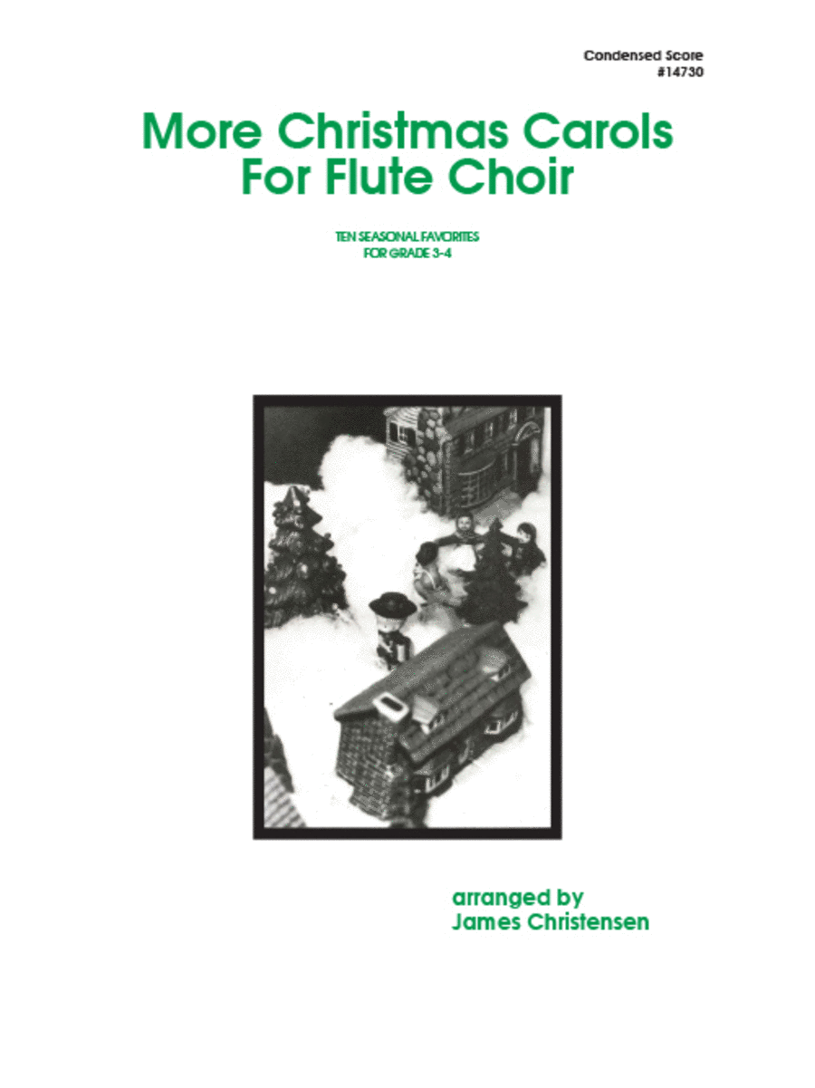 Book cover for More Christmas Carols For Flute Choir - Condensed Score