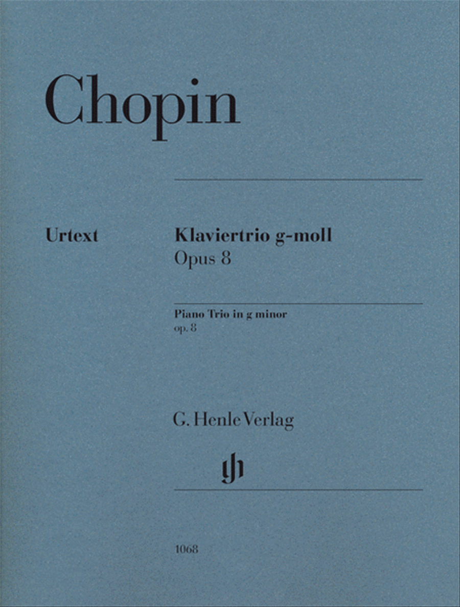 Frédéric Chopin – Piano Trio in G minor, Op. 8 Piano Trio scores gallery preview page 1