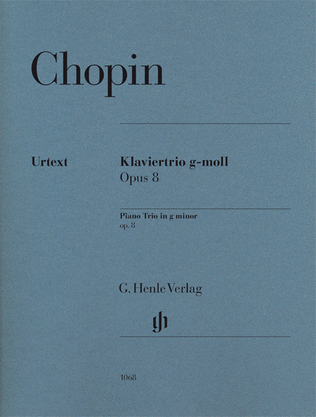 Book cover for Frédéric Chopin – Piano Trio in G minor, Op. 8
