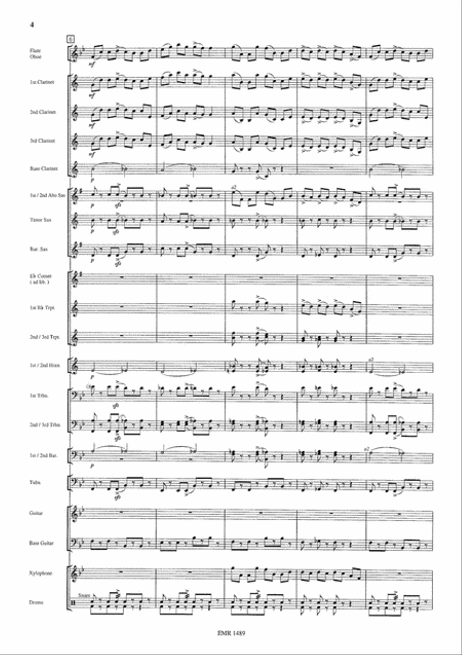 Can-Can Concert Band scores gallery preview page 5