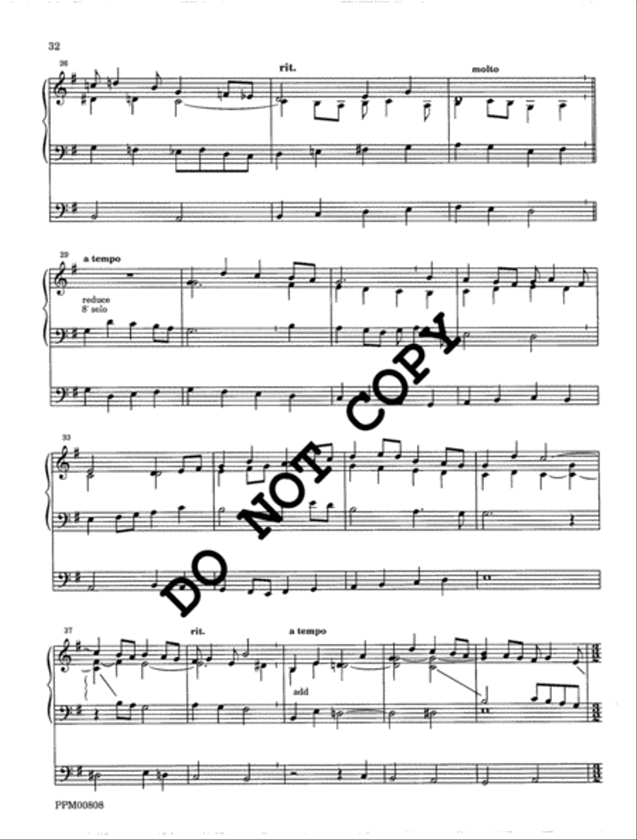 I Sing the Almighty Power of God: Organ Voluntaries on the Hymn Tunes of Ralph Vaughan Williams Volume I Organ scores gallery preview page 33