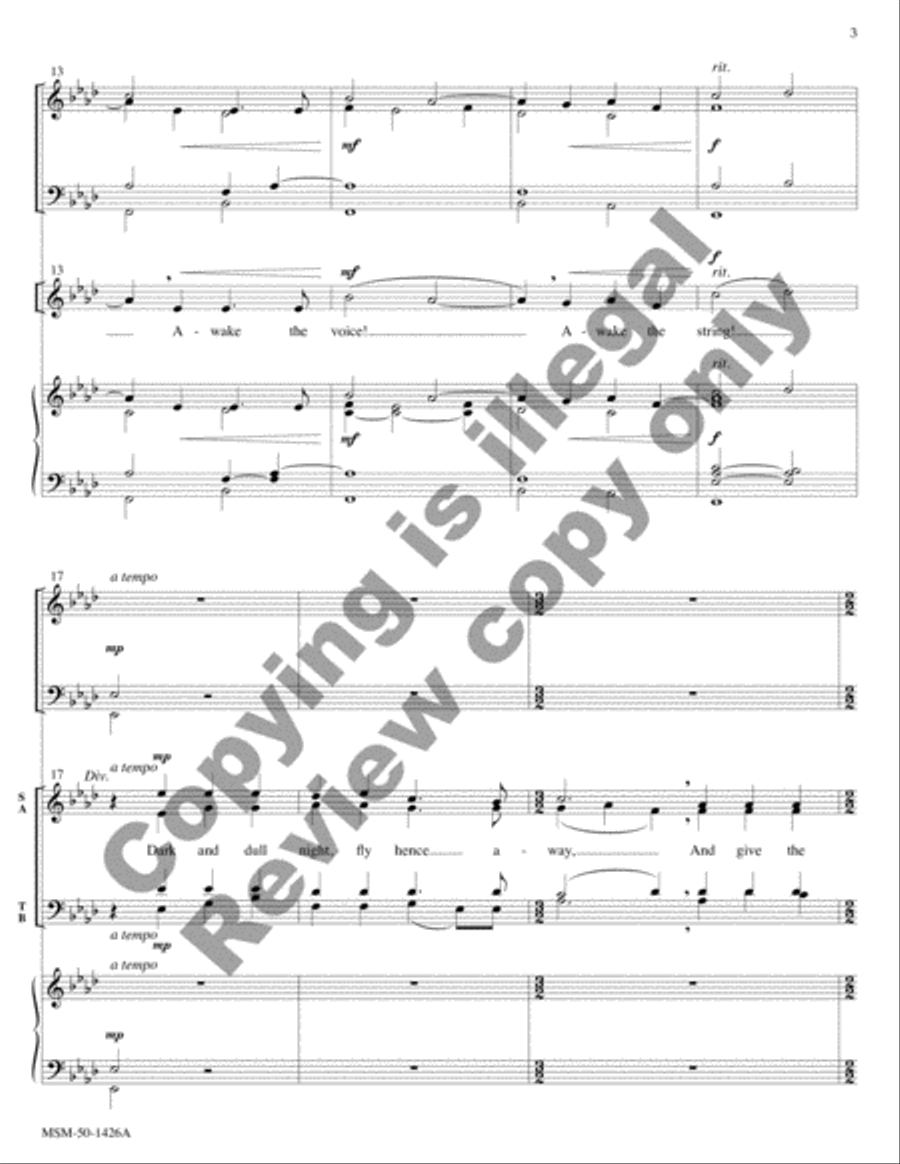 What Sweeter Music (Full Score) Choir scores gallery preview page 5