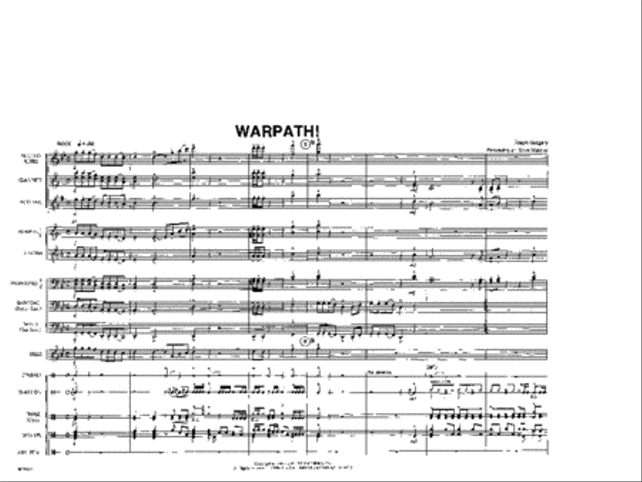 Warpath! Marching Band scores gallery preview page 2