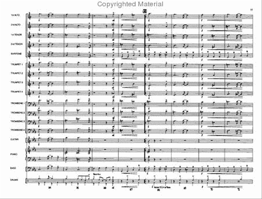 Eenie, Meenie, Minor Mode Jazz Ensemble scores gallery preview page 10