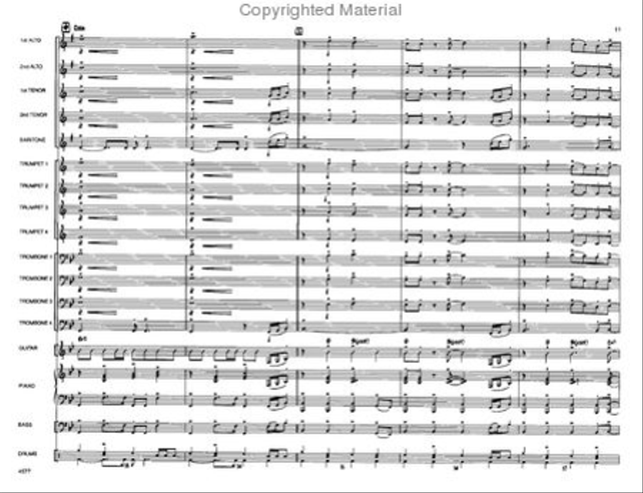 O Come, All Ye Faithful Jazz Ensemble scores gallery preview page 12