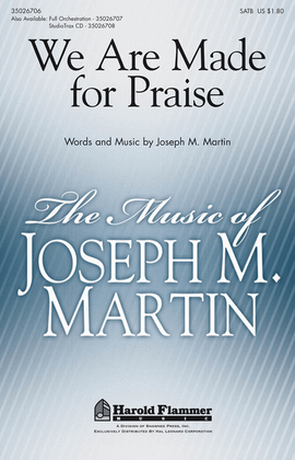 Book cover for We Are Made for Praise