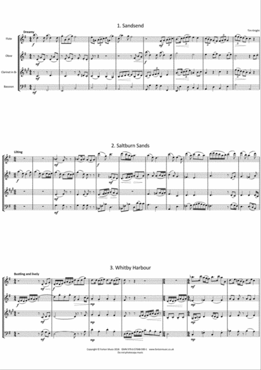 East Coast Pictures Woodwind Quartet scores gallery preview page 2