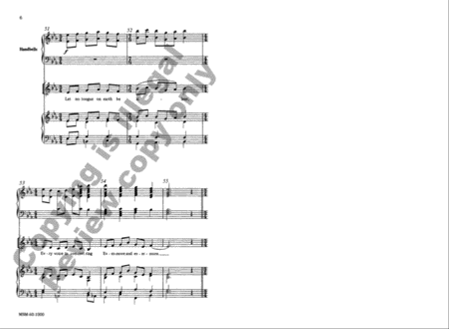 Of the Father's Love Begotten 4-Part scores gallery preview page 6