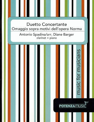 Book cover for Duetto Concertante: Omaggio sopra motivi dell'opera Norma