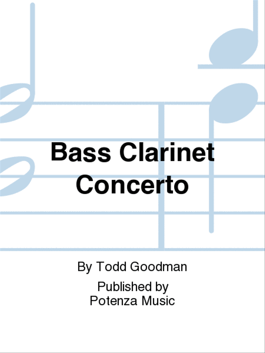 Bass Clarinet Concerto Bass Clarinet Concerto Bass Clarinet scores gallery preview page 1