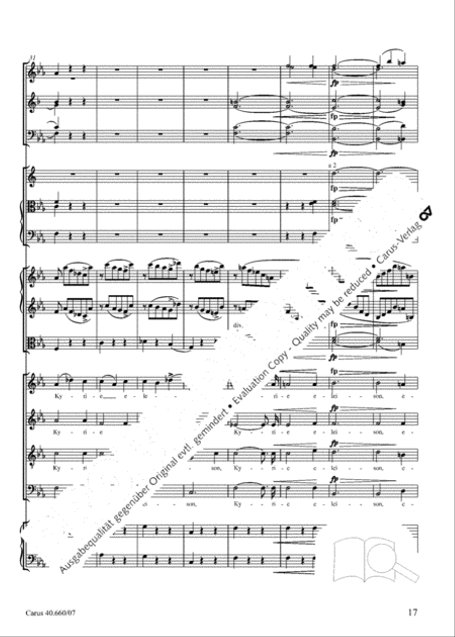 Mass in E flat major (Messe in Es)