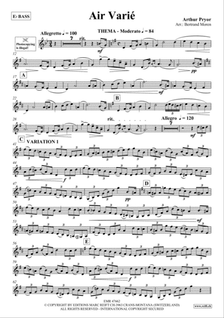 Air Varie Air Varie Piano Accompaniment scores gallery preview page 2