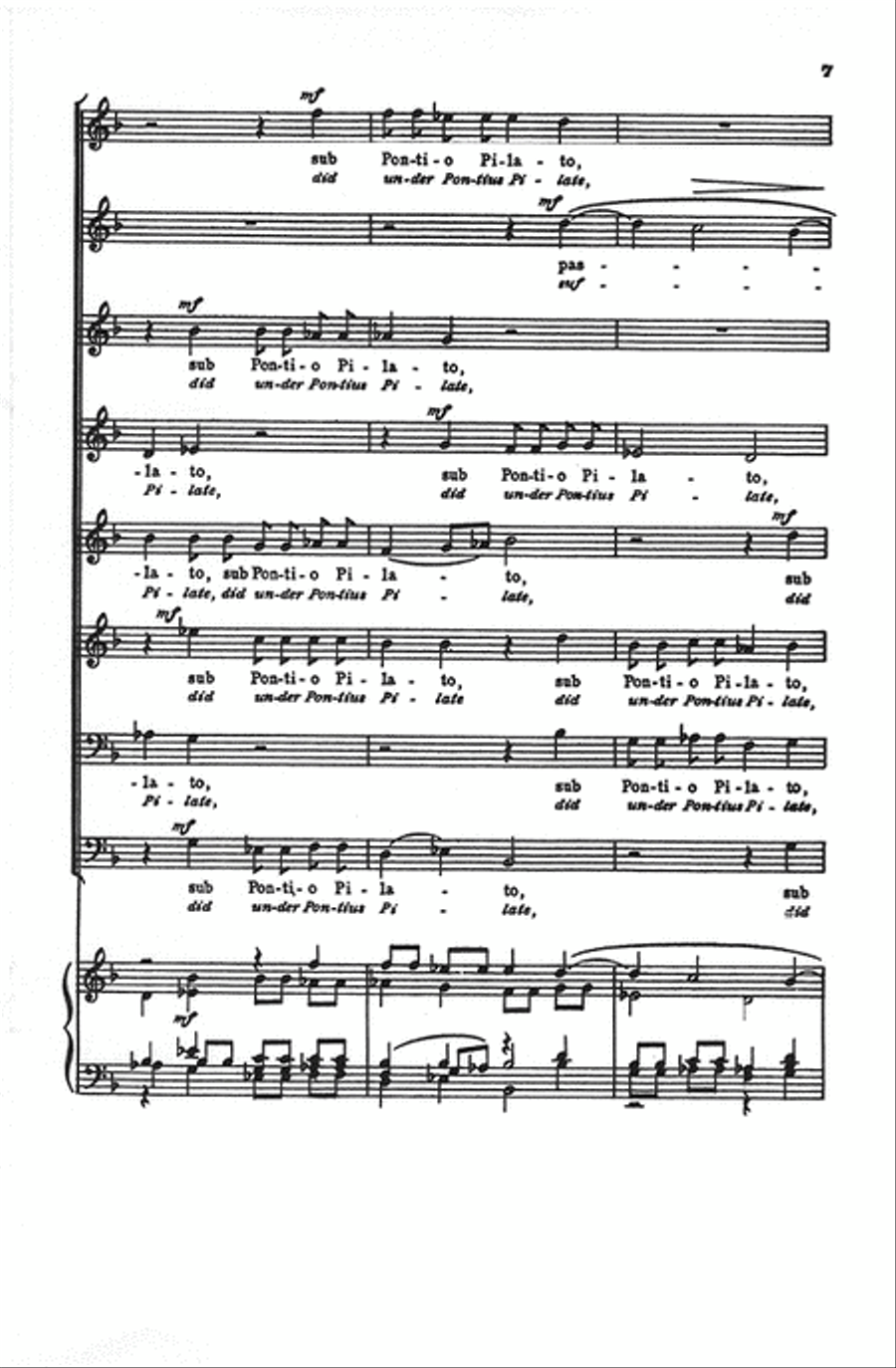 Crucifixus - SSAATTBB Crucifixus - SSAATTBB SSAATTBB scores gallery preview page 7