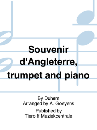 Souvenir D'Angleterre, Trumpet & Piano