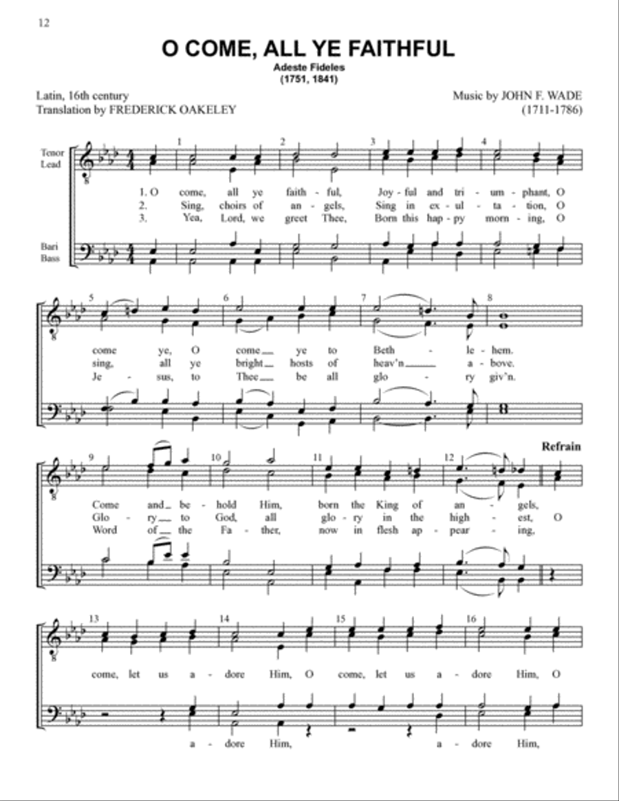 Yuletide Favorites (Volume I) TTBB scores gallery preview page 12