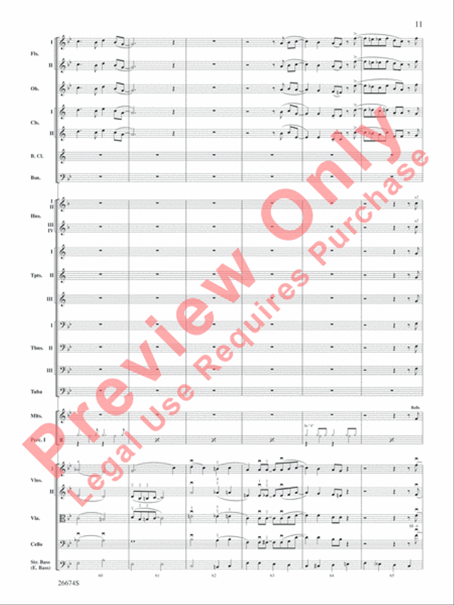 There's Christmas in the Air Full Orchestra scores gallery preview page 12