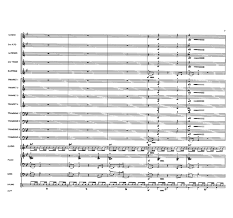 O Come, All Ye Faithful Jazz Ensemble scores gallery preview page 8