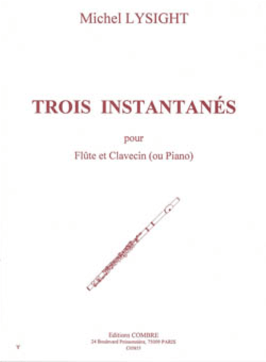 Instantanes (3) Flute Solo scores gallery preview page 1